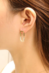 Paper Clip Earrings