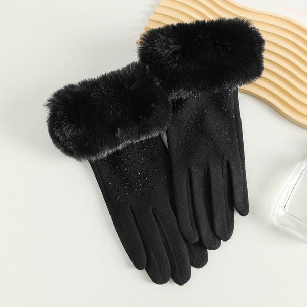 Sparkling Fur Glove