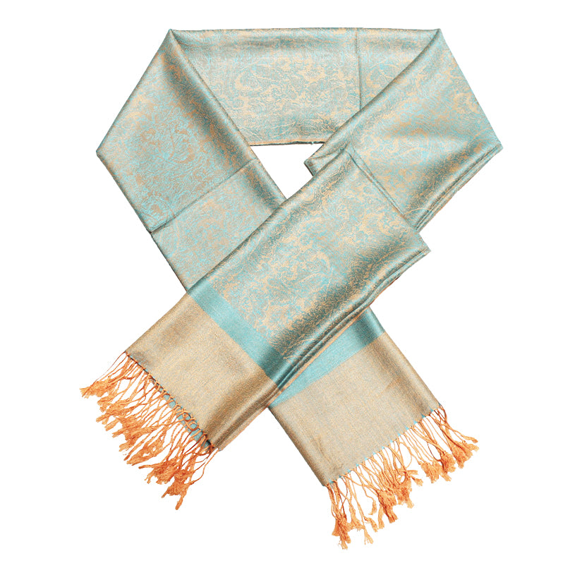 Jacquard Aqua/Orange