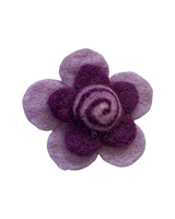 Wool Flower Pin